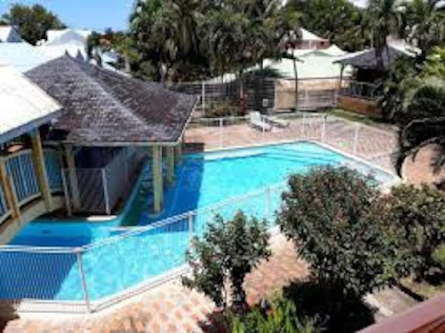 Appartement Ker-Eol Residence Canouan Sainte-Anne Avec Piscine Exterior foto